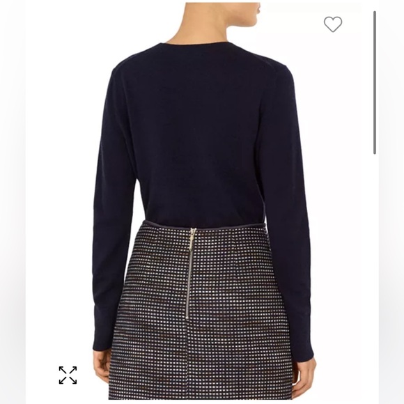 Ted Baker Nelina Sugarplum Embroidered Dragonfly Sweater Navy - Picture 9 of 16